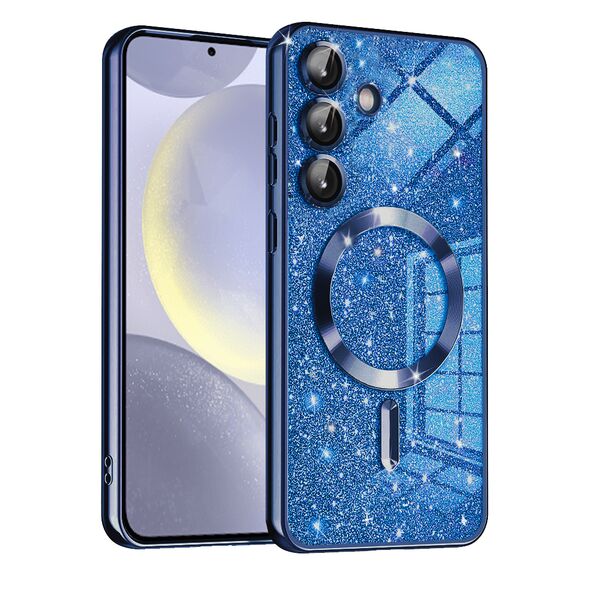 Techsuit Case for Samsung Galaxy S24 - Techsuit Luxury Glitter MagSafe - Deep Blue 5949419131101 έως 12 άτοκες Δόσεις