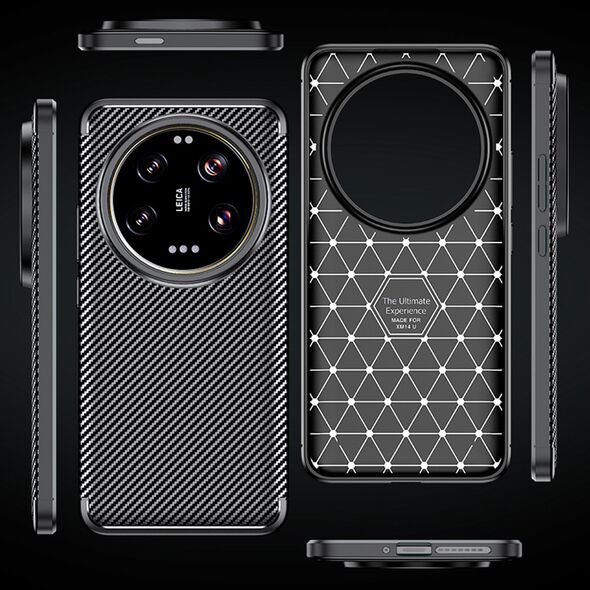 Techsuit Case for Xiaomi 14 Ultra - Techsuit CarbonFiber - Black 5949419161221 έως 12 άτοκες Δόσεις