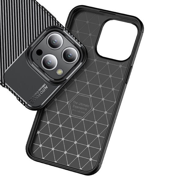 Techsuit Case for iPhone 15 Pro Max - Techsuit CarbonFiber - Black 5949419161757 έως 12 άτοκες Δόσεις