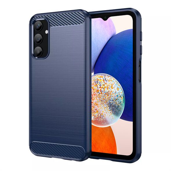 Techsuit Husa pentru Samsung Galaxy A14 4G - Techsuit Carbon Silicone - Blue 5949419164338 έως 12 άτοκες Δόσεις