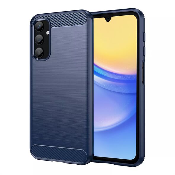 Techsuit Husa pentru Samsung Galaxy A15 4G - Techsuit Carbon Silicone - Blue 5949419164079 έως 12 άτοκες Δόσεις