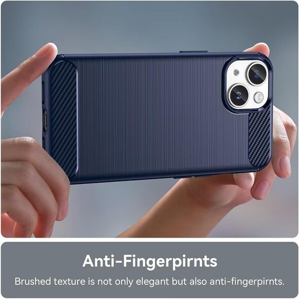 Techsuit Husa pentru iPhone 13 - Techsuit Carbon Silicone - Blue 5949419163515 έως 12 άτοκες Δόσεις