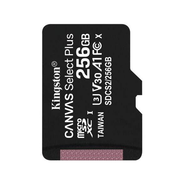 Kingston Memory Card, 256GB - Kingston Canvas Select Plus (SDCS2/256GBSP) - Black 0740617299168 έως 12 άτοκες Δόσεις