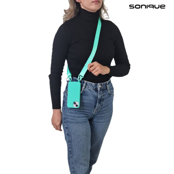 Θήκη Σιλικόνης με Strap CarryHang Sonique Samsung Galaxy A33 5G Γαλάζιο - Sonique - Γαλάζιο - Galaxy A33 5G