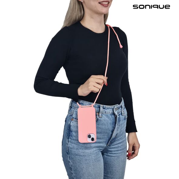 Θήκη Σιλικόνης με Κορδόνι CarryHang Sonique Xiaomi Poco F5 Pro 5G Ροζ - Sonique - Ροζ - Poco F5 Pro 5G