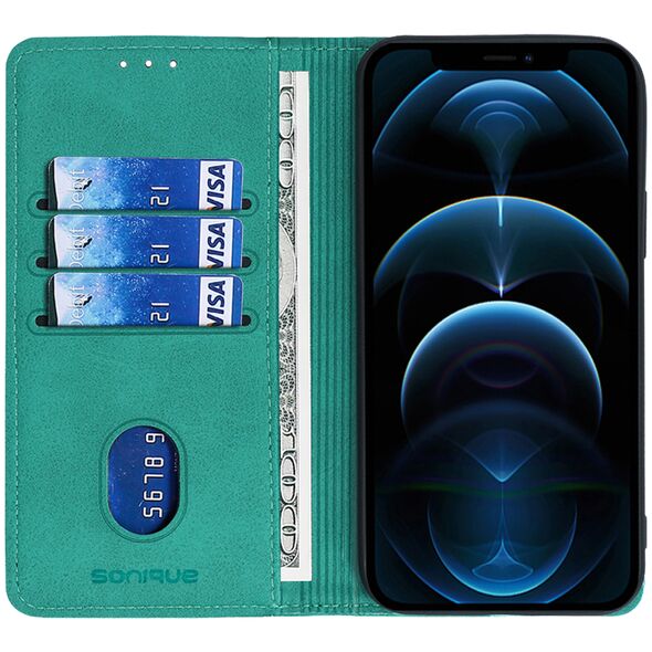 Θήκη Πορτοφόλι Vintage Magnet Wallet Sonique Samsung Galaxy S24 Βεραμάν - Sonique - Βεραμάν - Galaxy S24 - Θήκη Πορτοφόλι