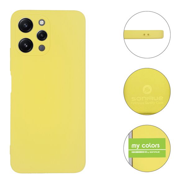 Θήκη Σιλικόνης My Colors Sonique Xiaomi Redmi 12 4G / Redmi 12 5G Κίτρινο - Sonique - Κίτρινο - Redmi 12 4G, Redmi 12 5G