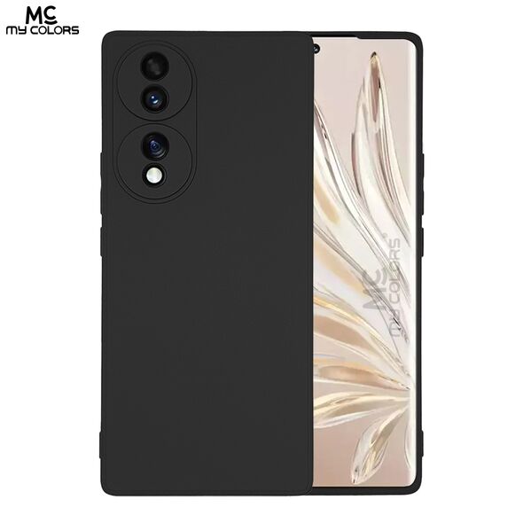 Θήκη Σιλικόνης My Colors Sonique Honor 70 5G Μαύρο - Sonique - Μαύρο - Honor 70 5G - Θήκες Πλάτης