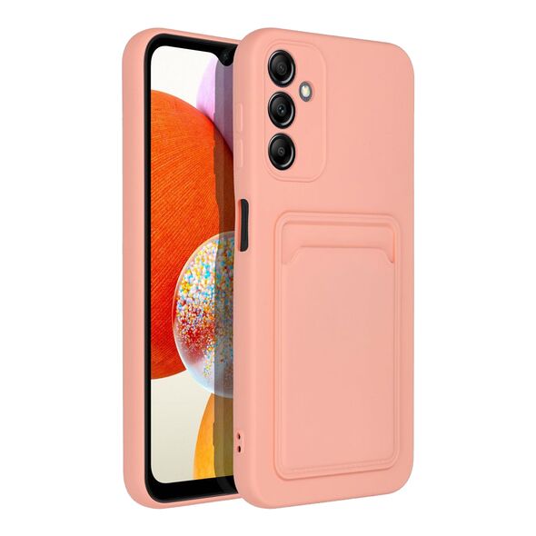 Θήκη Σιλικόνης Sonique Card Case Samsung Galaxy A14 4G / Galaxy A14 5G Ροζ - Sonique - Ροζ - Galaxy A14 4G, Galaxy A14 5G