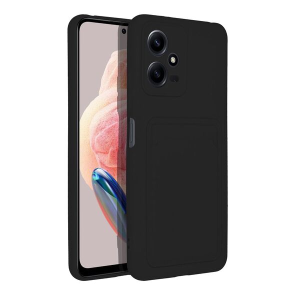 Θήκη Σιλικόνης Sonique Card Case Xiaomi Redmi Note 12 5G / Poco X5 5G Μαύρο - Sonique - Μαύρο - Poco X5 5G, Redmi Note 12 5G