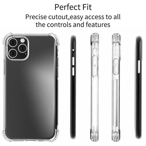 Θήκη Σιλικόνης Sonique Armor Clear Anti Shock Xiaomi Redmi Note 10 / Redmi Note 10s / Poco M5s Διάφανο - Sonique - Διάφανο - Poco M5s, Redmi Note 10, Redmi Note 10s