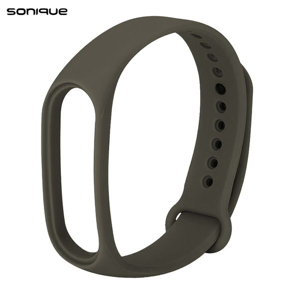 Λουράκι Σιλικόνης Sonique Color για Xiaomi Mi Band 3/4 Σκούρο Γκρι - Sonique - Σκούρο Γκρι - Λουράκια