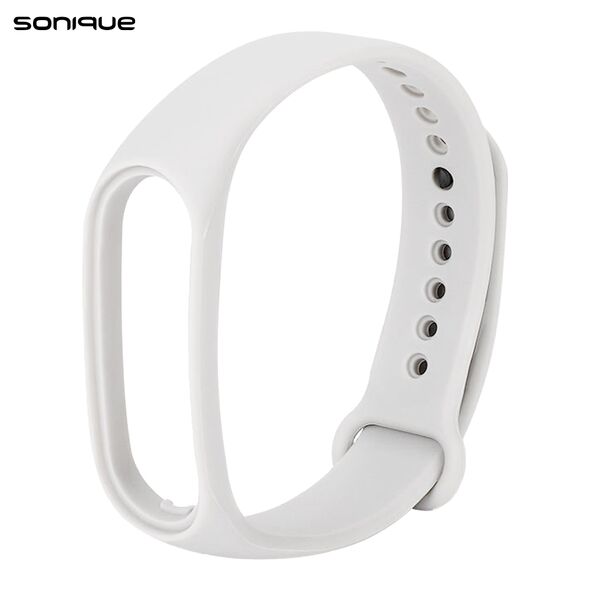 Λουράκι Σιλικόνης Sonique Color για Xiaomi Mi Band 7 Λευκό - Sonique - Λευκό - Λουράκια