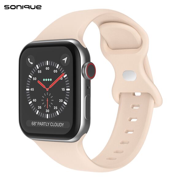 Λουράκι Σιλικόνης Butterfly Band Sonique για Apple Watch (42/44/45/49MM) Ροζ Χρυσό - Sonique - Ροζ Χρυσό