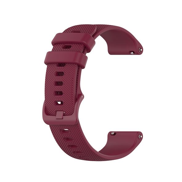 Λουράκι Σιλικόνης Dot Band Sonique 18mm για Garmin Forerunner255S/Venu 2S/vivomove 3S/vivoactive 4S Μπορντώ - Sonique - Μπορντώ - Λουράκια