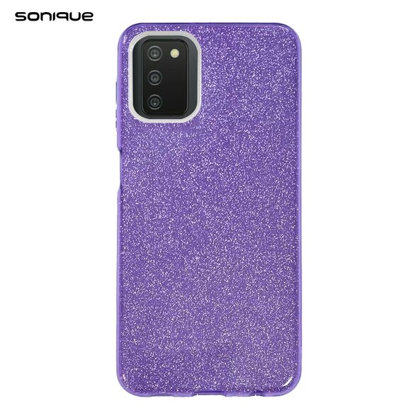 Θήκη Σιλικόνης Sonique Shiny Samsung Galaxy A03s Μωβ - Sonique - Μωβ - Galaxy A03s