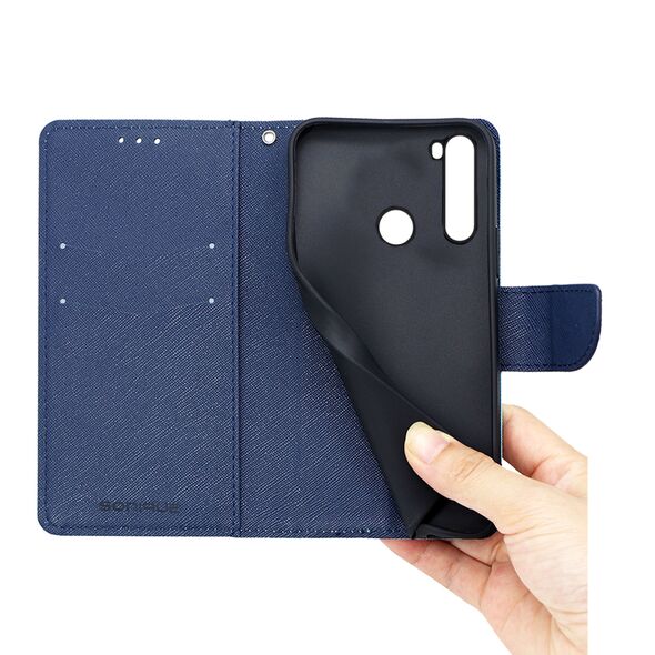 Θήκη Πορτοφόλι Sonique Trend Wallet Xiaomi Redmi Note 8 / Redmi Note 8 2021 Κόκκινο / Σκούρο Μπλε - Sonique - Κόκκινο / Σκούρο Μπλε - Redmi Note 8, Redmi Note 8 2021 - Θήκη Πορτοφόλι