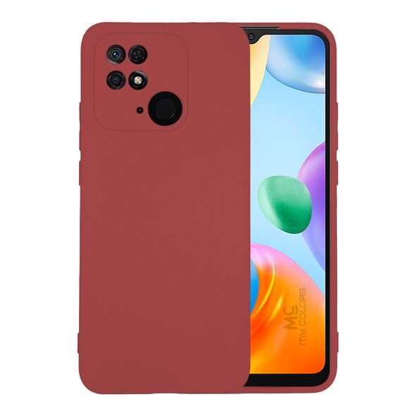 Θήκη Σιλικόνης My Colors Sonique Xiaomi Redmi 10C Μπορντό Ανοιχτό - Sonique - Μπορντό Ανοιχτό - Redmi 10C