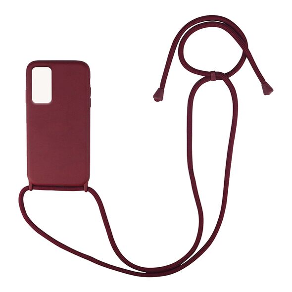 Θήκη Σιλικόνης με Κορδόνι CarryHang Sonique Xiaomi Xiaomi 12 / Xiaomi 12X 5G Μπορντώ - Sonique - Μπορντώ - Xiaomi 12, Xiaomi 12X 5G