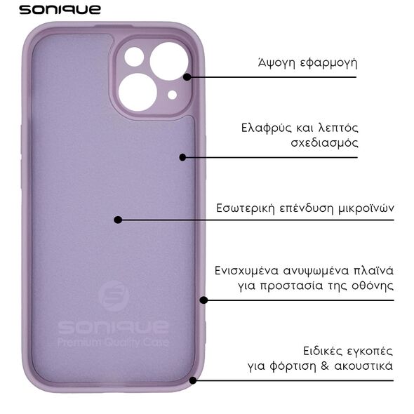 Θήκη Σιλικόνης My Colors Sonique Apple iPhone 11 Pro Βιολετί - Sonique - Βιολετί - iPhone 11 Pro