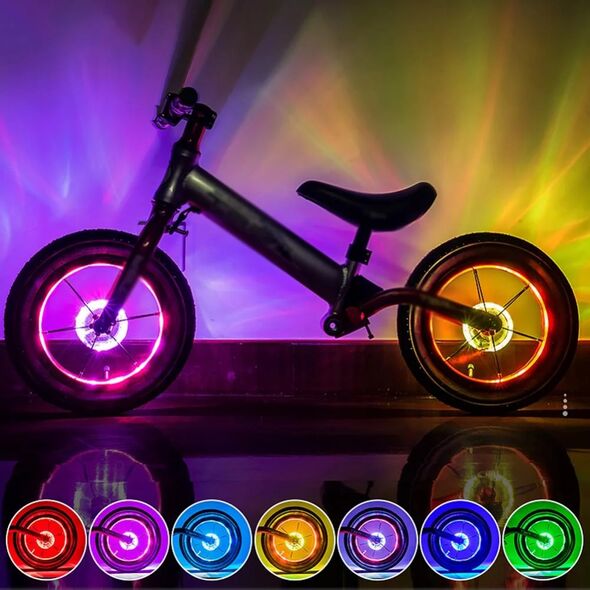 Techsuit Lights for Bicycle Spikes, 7 Colours - Techsuit (THSB2) - Multicolour 5949419162914 έως 12 άτοκες Δόσεις