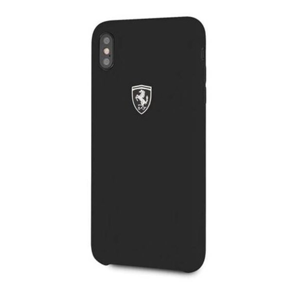 Original Case IPHONE XS MAX Ferrari Hardcase Silicone Off Track (FEOSIHCI65BK) black 3700740439265