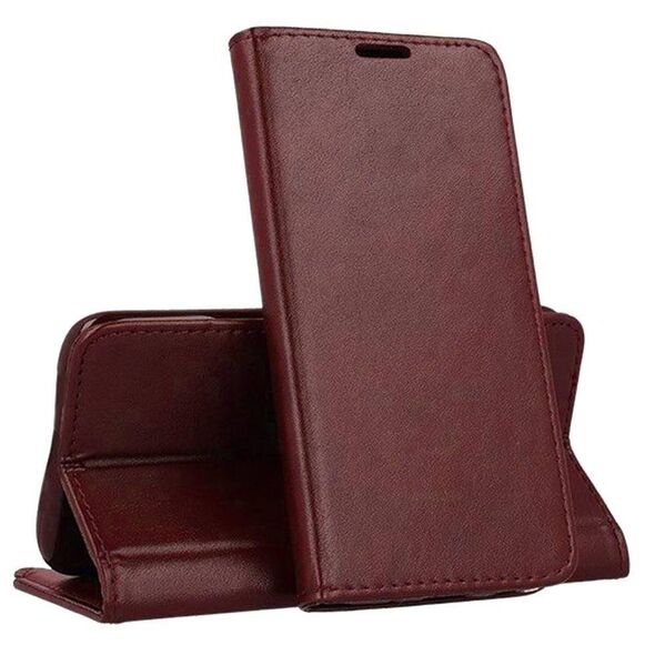 Case XIAOMI 12 LITE Wallet with a Flap Leatherette Holster Magnet Book burgundy 5907457702134