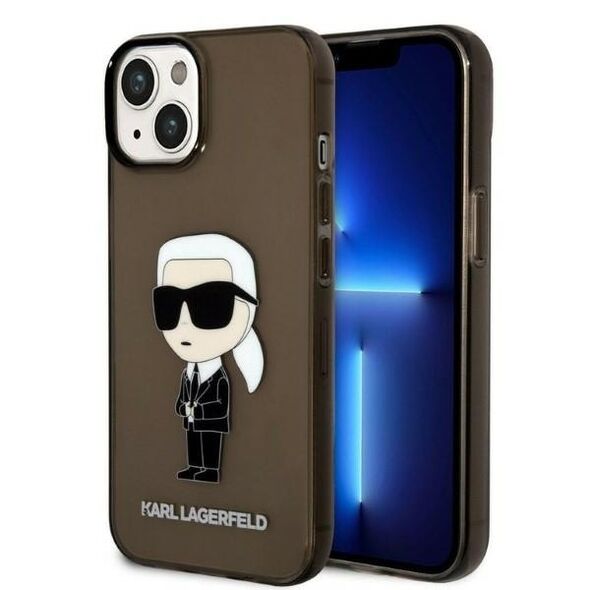 Karl Lagerfeld Ikonik Karl case for iPhone 14 Plus - black