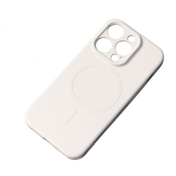 iPhone 14 Plus Silicone Magnetic Case Magsafe - beige