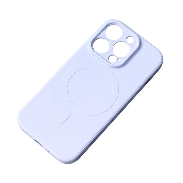 MagSafe compatible silicone case for iPhone 15 Silicone Case - blue