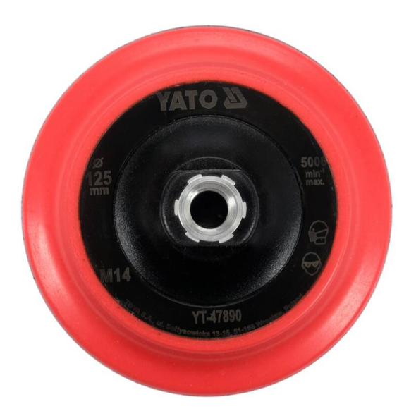 YATO ΠΕΛΜΑ ΤΡΟΧΟΥ VELCRO Φ125 ΥΤ-47890 20047890 ΤΕΜΑΧΙΟ εως 12 άτοκες δόσεις