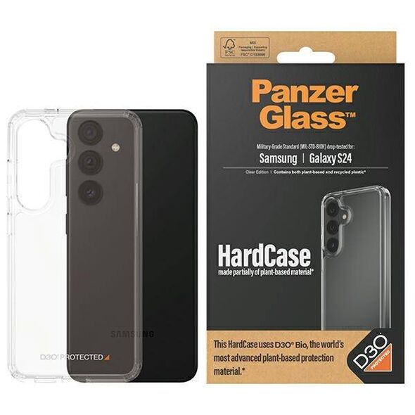 Case SAMSUNG GALAXY S24 PanzerGlass HardCase 3x Military Grade 1210 transparent 5711724012105