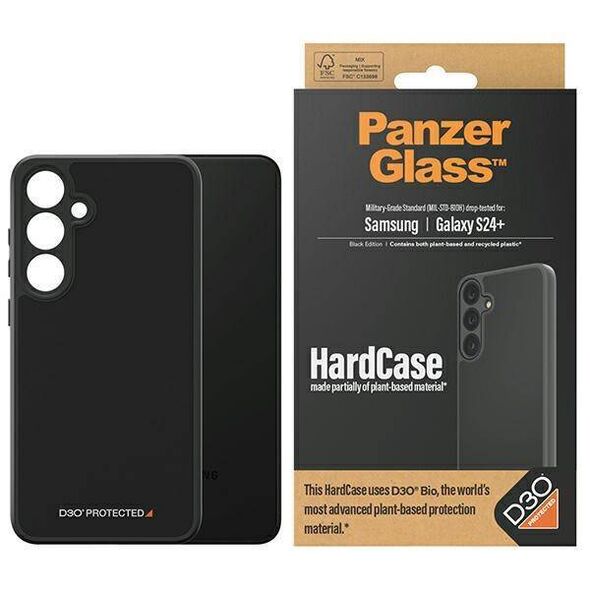 Case SAMSUNG GALAXY S24+ PanzerGlass HardCase 3x Military Grade 1217 black 5711724012174