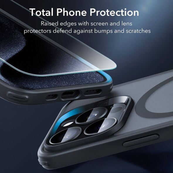 Case + Tempered Glass APPLE IPHONE 15 PRO ESR Classic Pro Set Halolock Magsafe (Set: Case, Screen Glass, Camera Glass) black 4894240204658