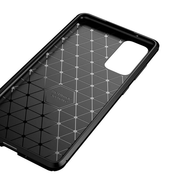 Apple iPhone 13 Pro (6.1) Carbon Fiber ütésálló szilikon tok kék 5904161114352