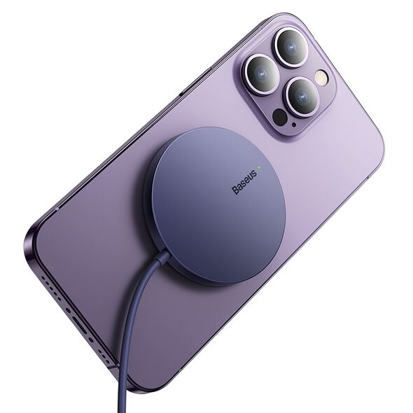 Baseus wireless charger Simple Mini 3 15W dusty purple 6932172623289