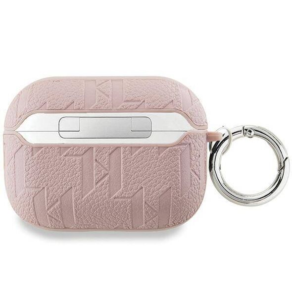 Original Case APPLE AIRPODS PRO 2 Karl Lagerfeld Cover Monogram Karl & Choupette Head pink 3666339283704