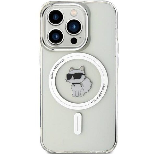 Original Case IPHONE 13 PRO MAX Karl Lagerfeld Hardcase IML Choupette MagSafe (KLHMP13XHFCCNOT) transparent 3666339162344