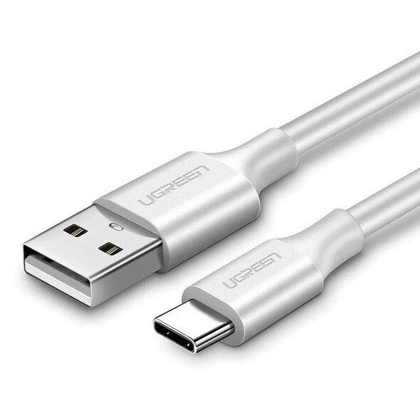 UGREEN USB cable to USB-C, QC3.0, 25cm (white) 6957303861194