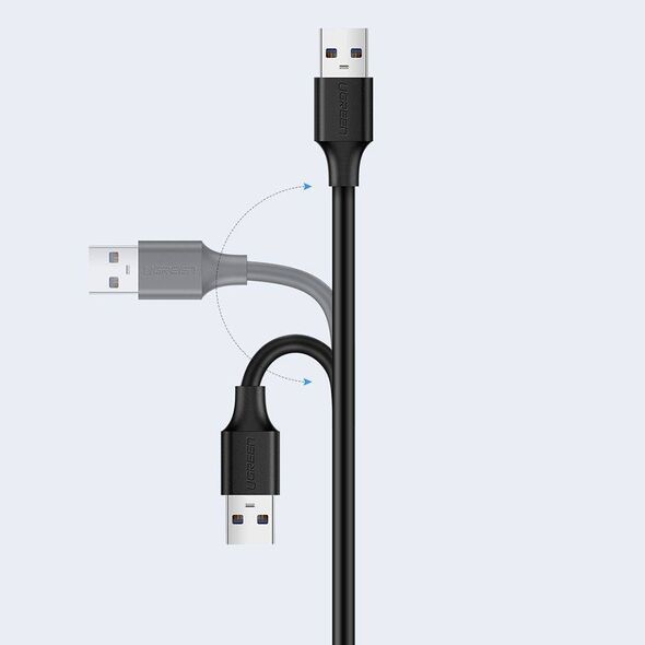 USB 2.0 extension cable UGREEN US103, 0.5m (black) 6957303813131