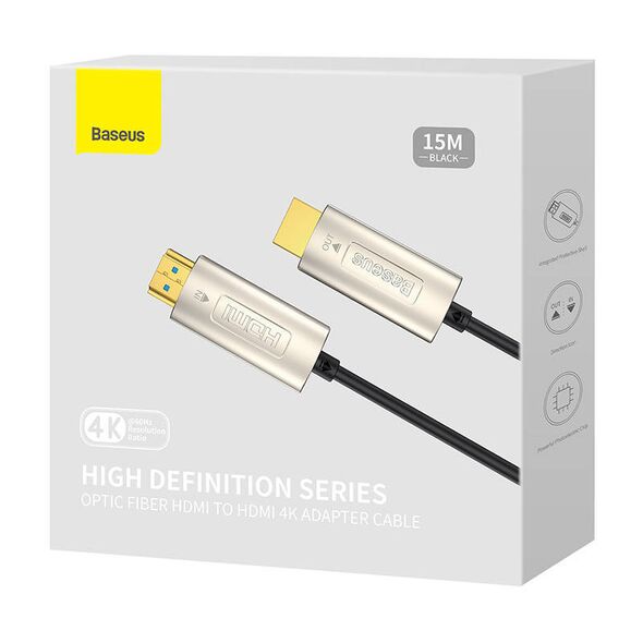 HDMI to HDMI Baseus High Definition cable 15m, 4K (black) 6932172618469