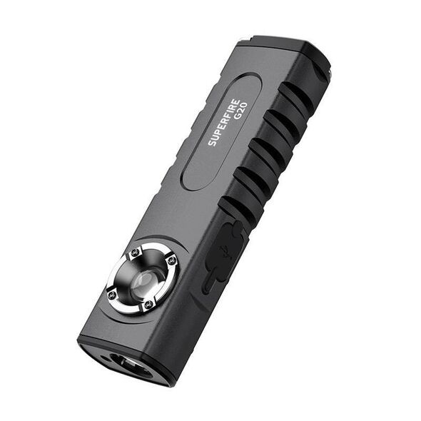 Multifunction Flashlight SuperFire G20, 470lm, USB 6956362932975