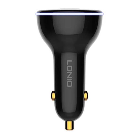 Car charger LDNIO C503Q, 2x USB, QC 3.0, 36W (black) 5905316146976