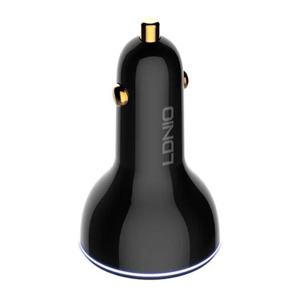 Car charger LDNIO C503Q, 2x USB, QC 3.0, 36W (black) 5905316146990