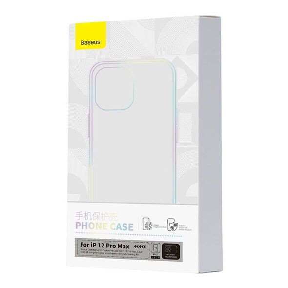 Case IPHONE 12 PRO MAX Baseus Corning & Tempered glass transparent 6932172629717