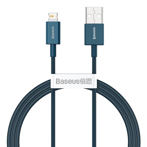 Baseus cable Superior USB - Lightning 1,0 m 2,4A blue 6953156205420