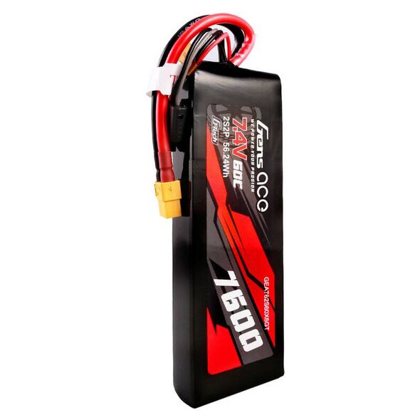 Gens ace Gens ace G-Tech 7600mAh 7.4V 60C 2S2P Lipo Battery PC mat 065050  GEA762S60X6GT έως και 12 άτοκες δόσεις 6928493309780