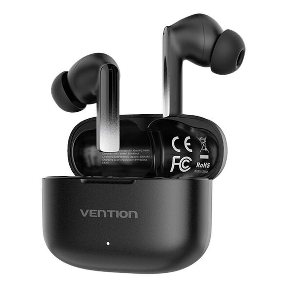 Vention Wireless earphones, Vention, NBIB0, Elf Earbuds E04 (black) 063897  NBIB0 έως και 12 άτοκες δόσεις 6922794776906