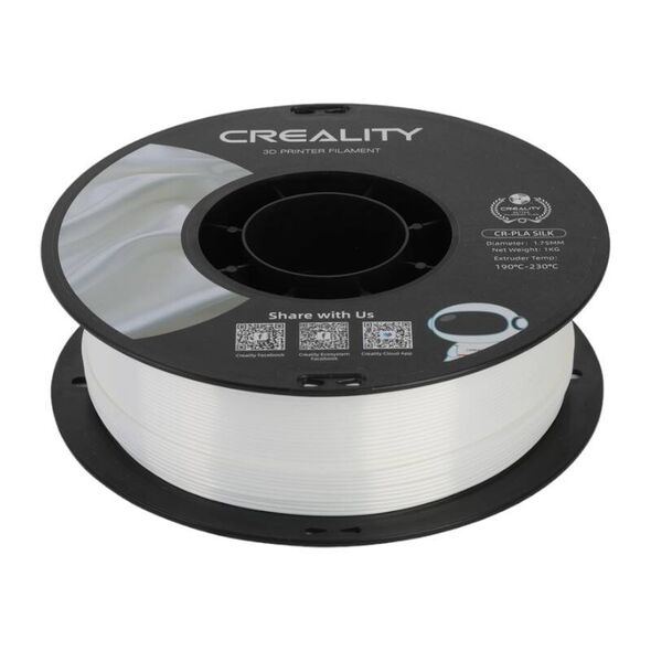 Creality CR-Silk PLA Filament Creality (White) 064745  3301120004 έως και 12 άτοκες δόσεις 6971636408406