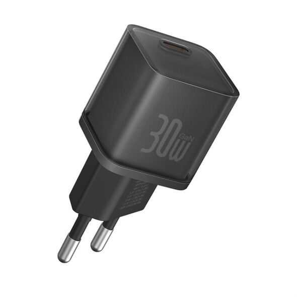 Baseus GaN5S Charger, Type-C, Fast Charge, 30W - Baseus Gallium Nitride (P10162504113-00) - Black 6932172648664 έως 12 άτοκες Δόσεις